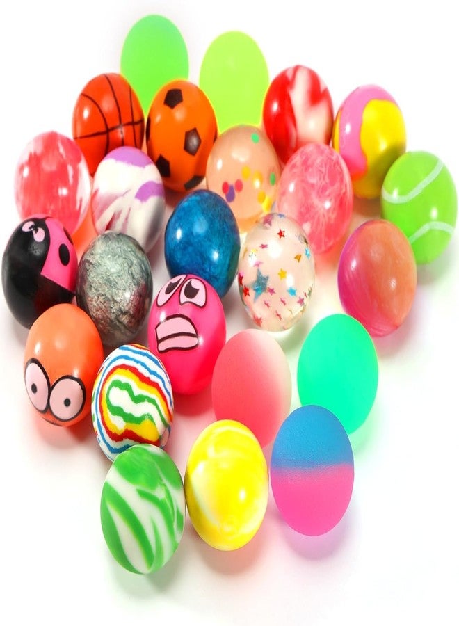 Promote Trader 10 pcs Colorful Small Bouncy Balls for Kids Aged 3+, Birthday Party Favors Variety Set for Prizes, Sensory Bins, School Classroom Activities (1.25 In/32 mm) - Image 1